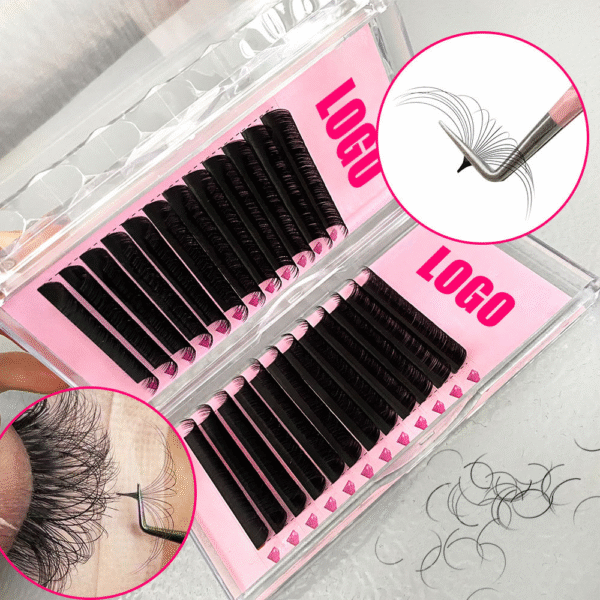dense-packed individual lashes