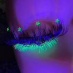 fluorescent individual false lashes