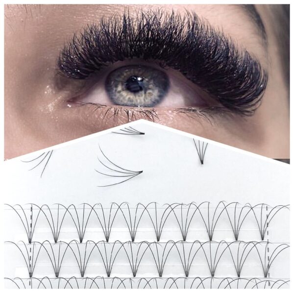 Short stem premade fans 3/4/5/6/8/10D